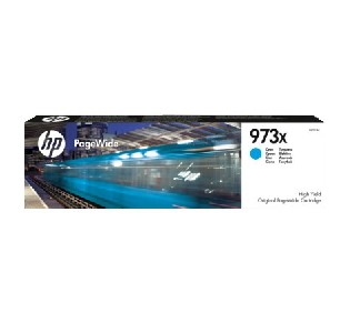 HP 973X High Yield Cyan Original PageWide Cartridge